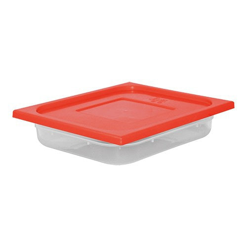 CaterChef voedseldoos Rood 4,0 liter 1/2 GN