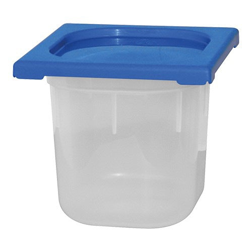 CaterChef voedseldoos Blauw 2,4 liter 1/6 GN