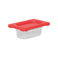 CaterChef voedseldoos Rood 0,6 liter 1/9 GN