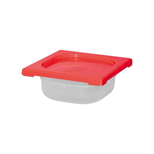 CaterChef voedseldoos Rood 1,0 liter 1/6 GN