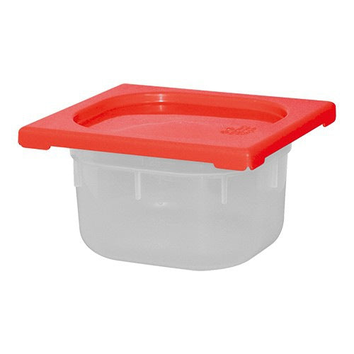 CaterChef voedseldoos Rood 1,6 liter 1/6 GN