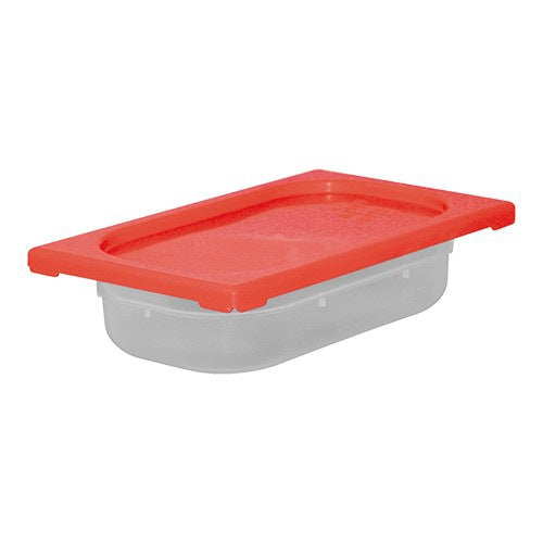 CaterChef voedseldoos Rood 1,8 liter 1/4 GN