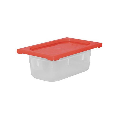 CaterChef voedseldoos Rood 2,8 liter 1/4 GN