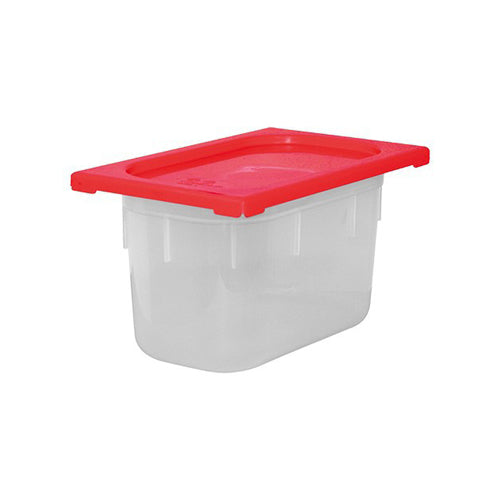 CaterChef voedseldoos Rood 4,0 liter 1/4 GN