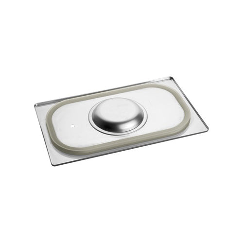 RVS Deksel met silicone afdicht rand 1/4 GN