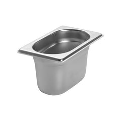 RVS gastronorm bak 1/9 GN - 100 mm