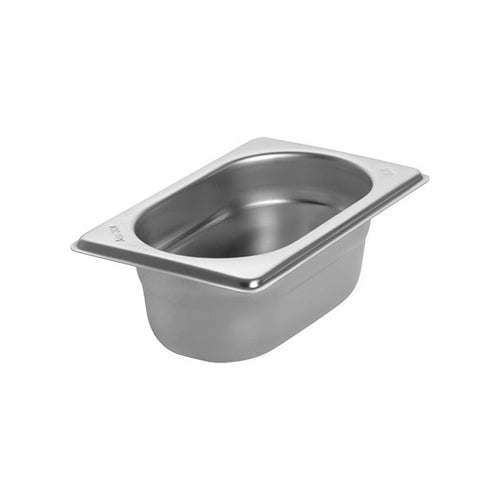 RVS gastronorm bak 1/9 GN - 65 mm