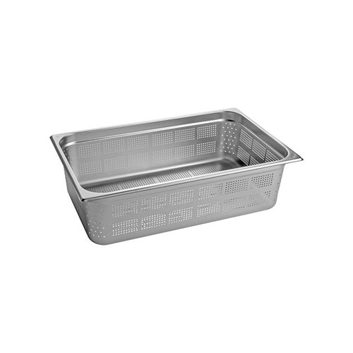RVS gastronorm bak geperforeerd 1/1 GN - 150 mm