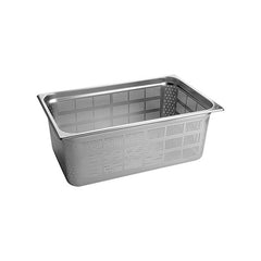 RVS gastronorm bak geperforeerd 1/1 GN - 200 mm