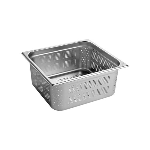 RVS gastronorm bak geperforeerd 2/3 GN - 150 mm