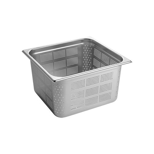 RVS gastronorm bak geperforeerd 2/3 GN - 200 mm