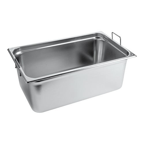 RVS gastronorm bak met greep 1/1GN - 200 mm