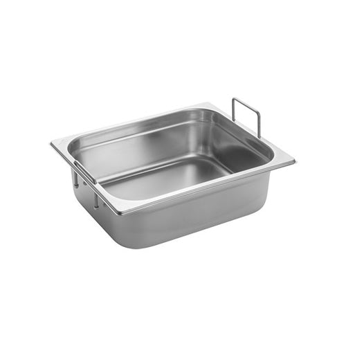 RVS gastronorm bak met greep 1/2 GN - 100 mm