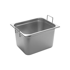 RVS gastronorm bak met greep 1/2 GN - 200 mm