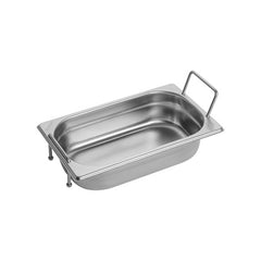 RVS gastronorm bak met greep 1/4 GN - 65 mm