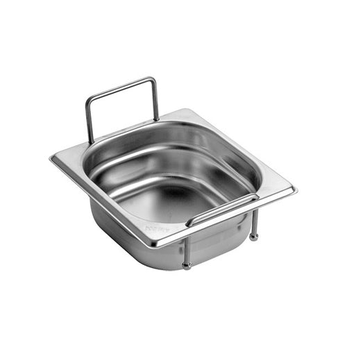 RVS gastronorm bak met greep 1/6 GN - 65 mm