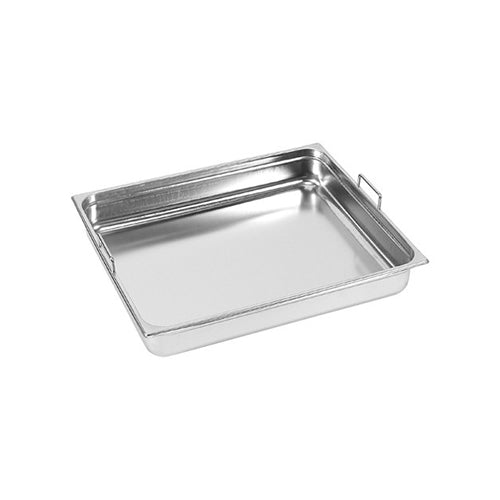 RVS gastronorm bak met greep 2/1 GN - 200 mm