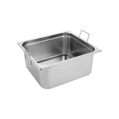 RVS gastronorm bak met greep 2/3 GN - 150 mm