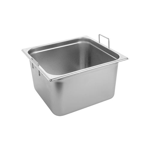 RVS gastronorm bak met greep 2/3 GN - 200 mm