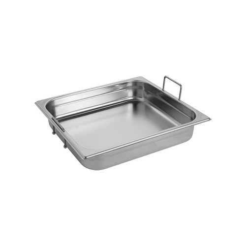 RVS gastronorm bak met greep 2/3 GN - 65 mm