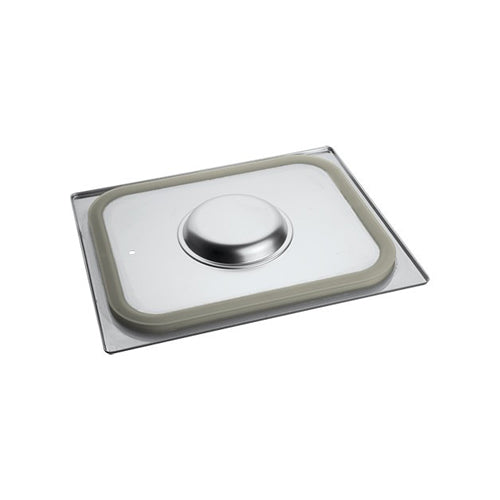 GN deksel RVS silic. 1/2