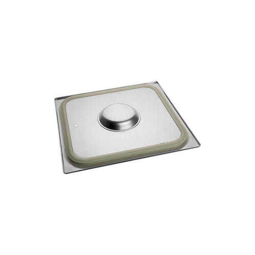 GN deksel RVS silic. 2/3