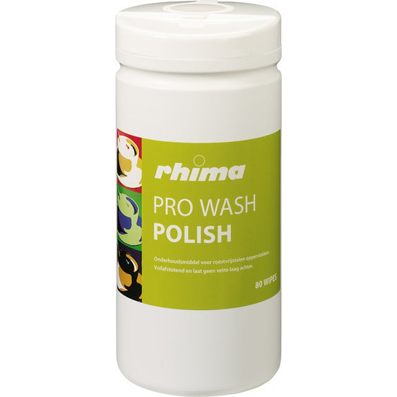 Rhima Pro Wash Polish - 44000004 - Doos 6 x 80 wipes