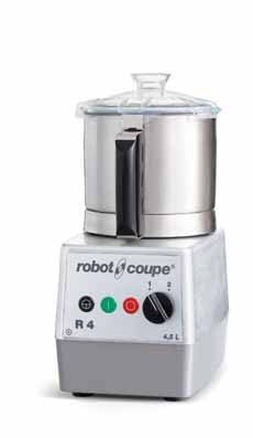 Robot Coupe Cutter R4 400V, 4,5 liter, 2 snelheden, 1500 & 3000 tpmm