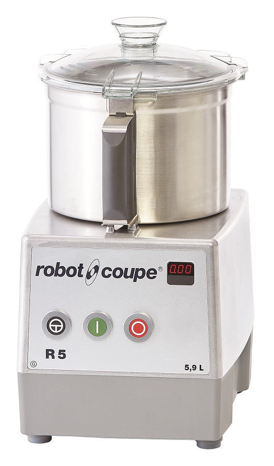 Robot Coupe Cutter R5 - 1V 230V, 5,9 ltr, Var. snelheid, 1500 tpm